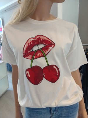 Oversized shirt cherry 