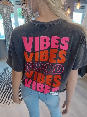 Oversized antraciet good vibes 801590