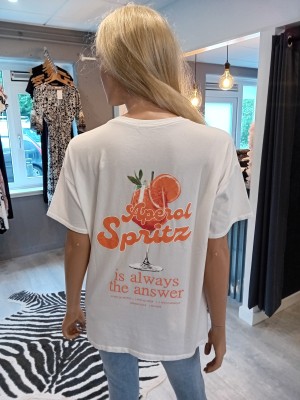 Aperol spritz shirt/tee wit 801638