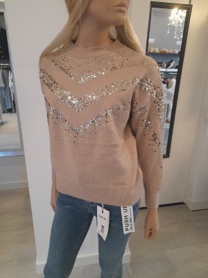 Sweater beige piallete ByClara SH422P