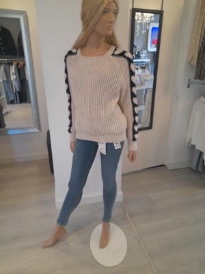 Sweater beige hartje 4703206