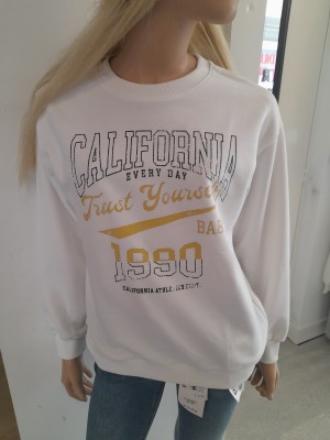 Sweater White California 1990 283102