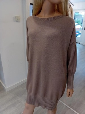 Dress/trui  taupe