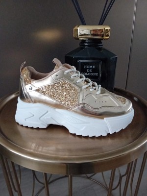 Sneaker goud glitter A 188-87